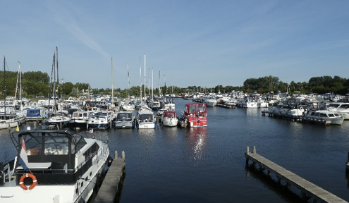 Jachthaven in Friesland